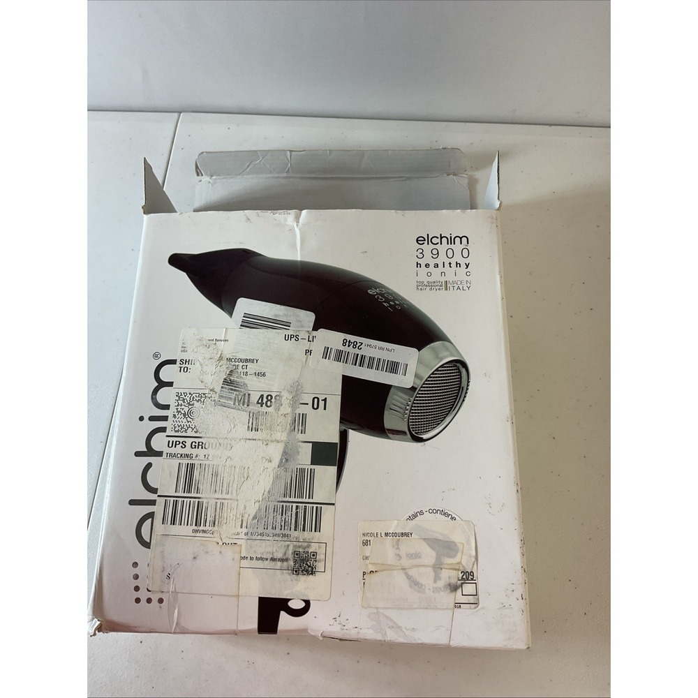 NEW Elchim 3900 Healthy Ionic Professional Dryers Black